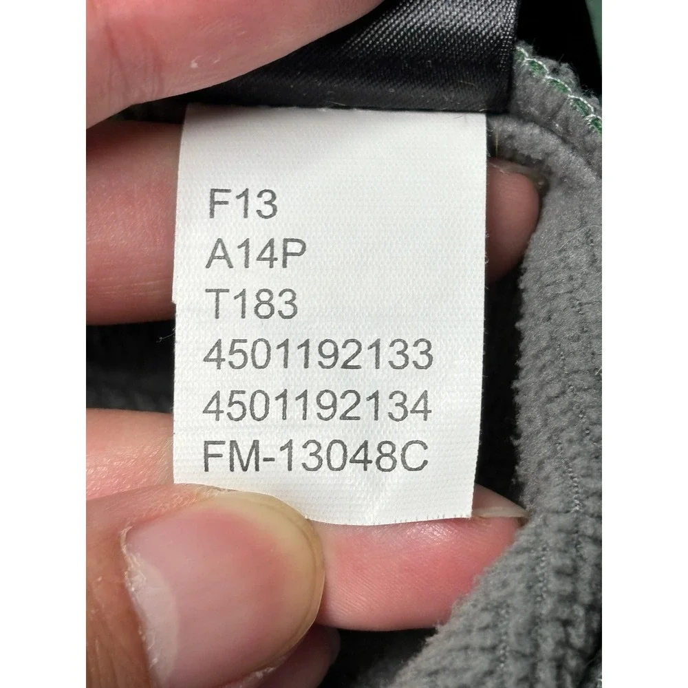 The North Face Windstopper Softshell Jacket Green Mens Medium A14P F13 Full Zip